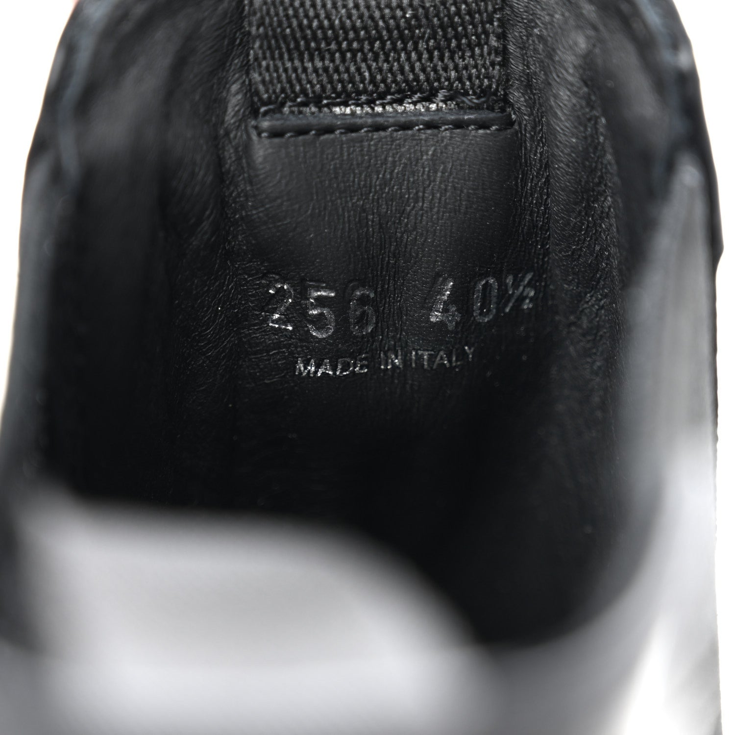 Prada Spazzolato Rois Triangle Monolith Chelsea 55mm Boots 40.5 Black 7 of 10