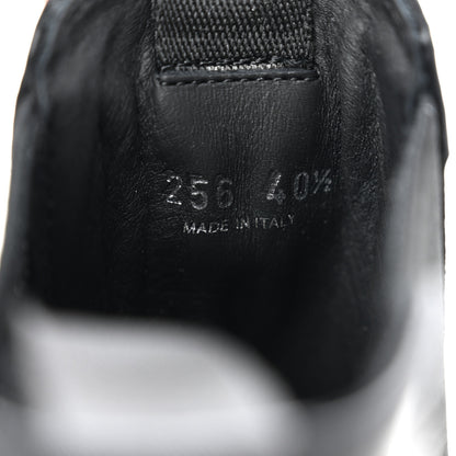Prada Spazzolato Rois Triangle Monolith Chelsea 55mm Boots 40.5 Black 7 of 10