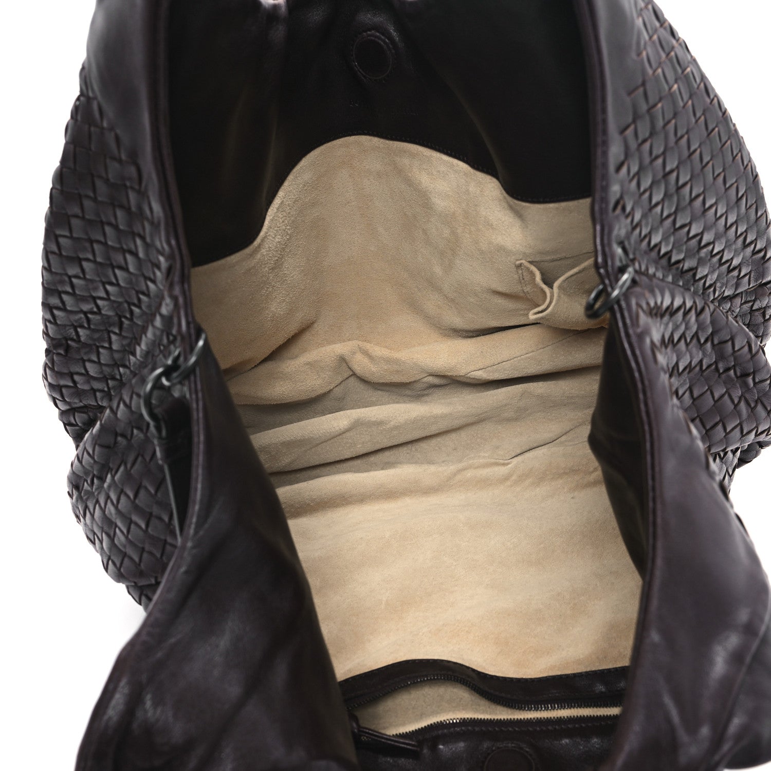 Bottega Veneta Nappa Intrecciato Large Campana Hobo Ebano 5 of 13