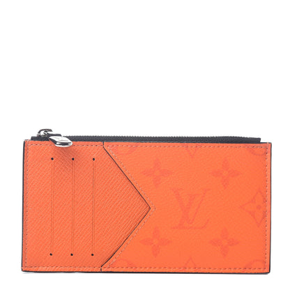 Louis Vuitton Taigarama Coin Card Holder Orange 1 of 5