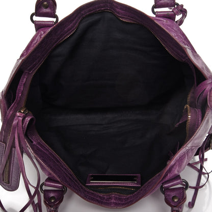 Balenciaga Agneau Classic Hardware City Raisin 6 of 16