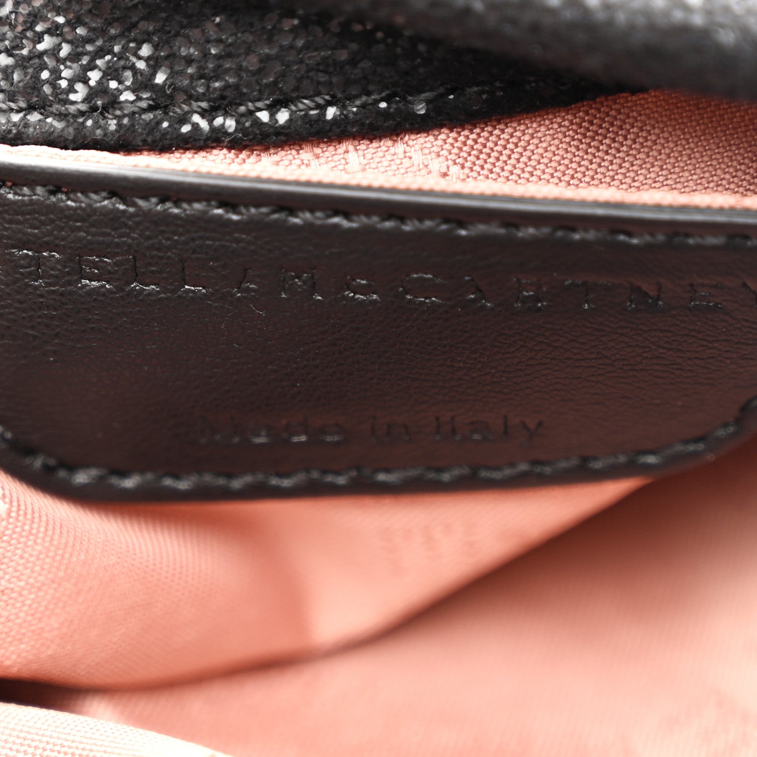 Stella McCartney Shaggy Deer Mini Falabella Fold Over Tote Black 6 of 9
