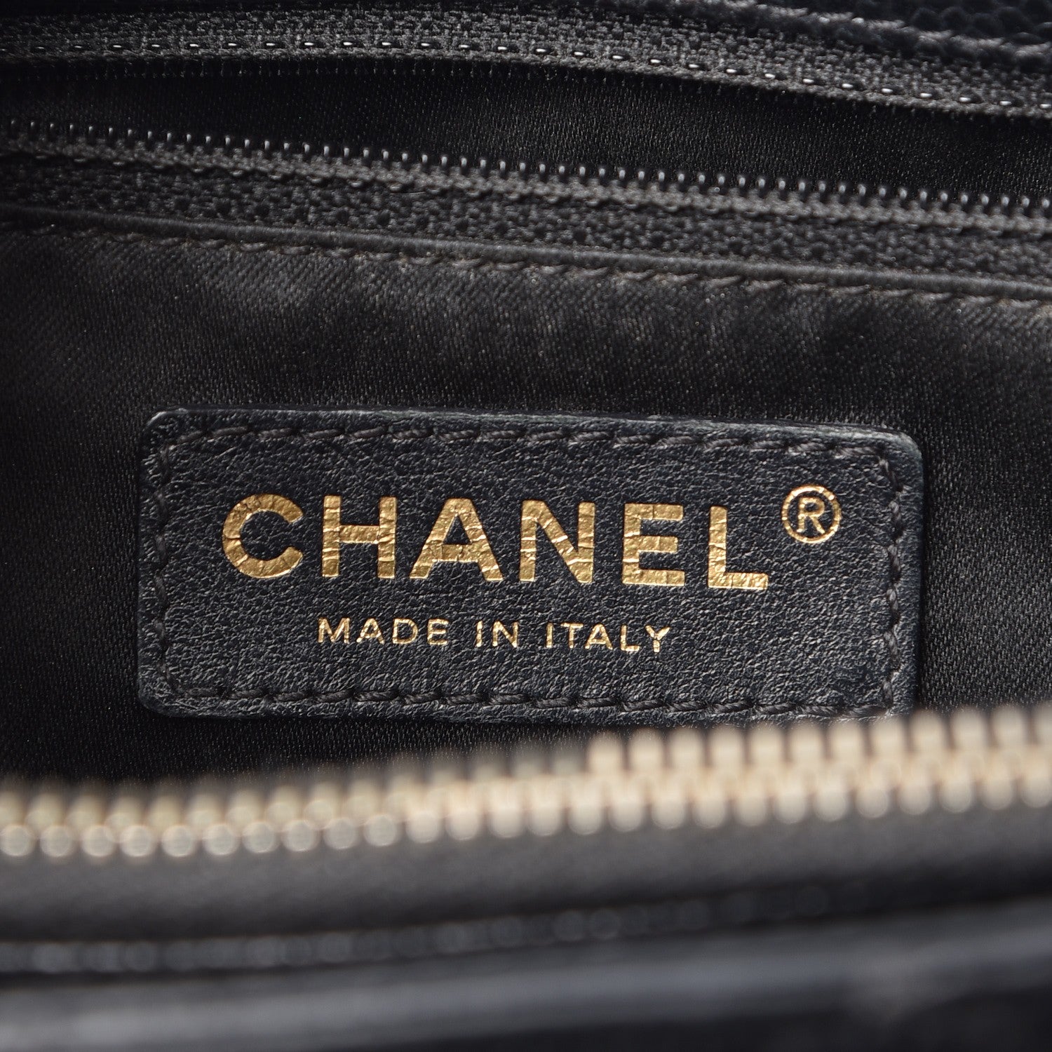 Chanel Caviar Quilted Grand Shopping Tote GST Black 6 of 7