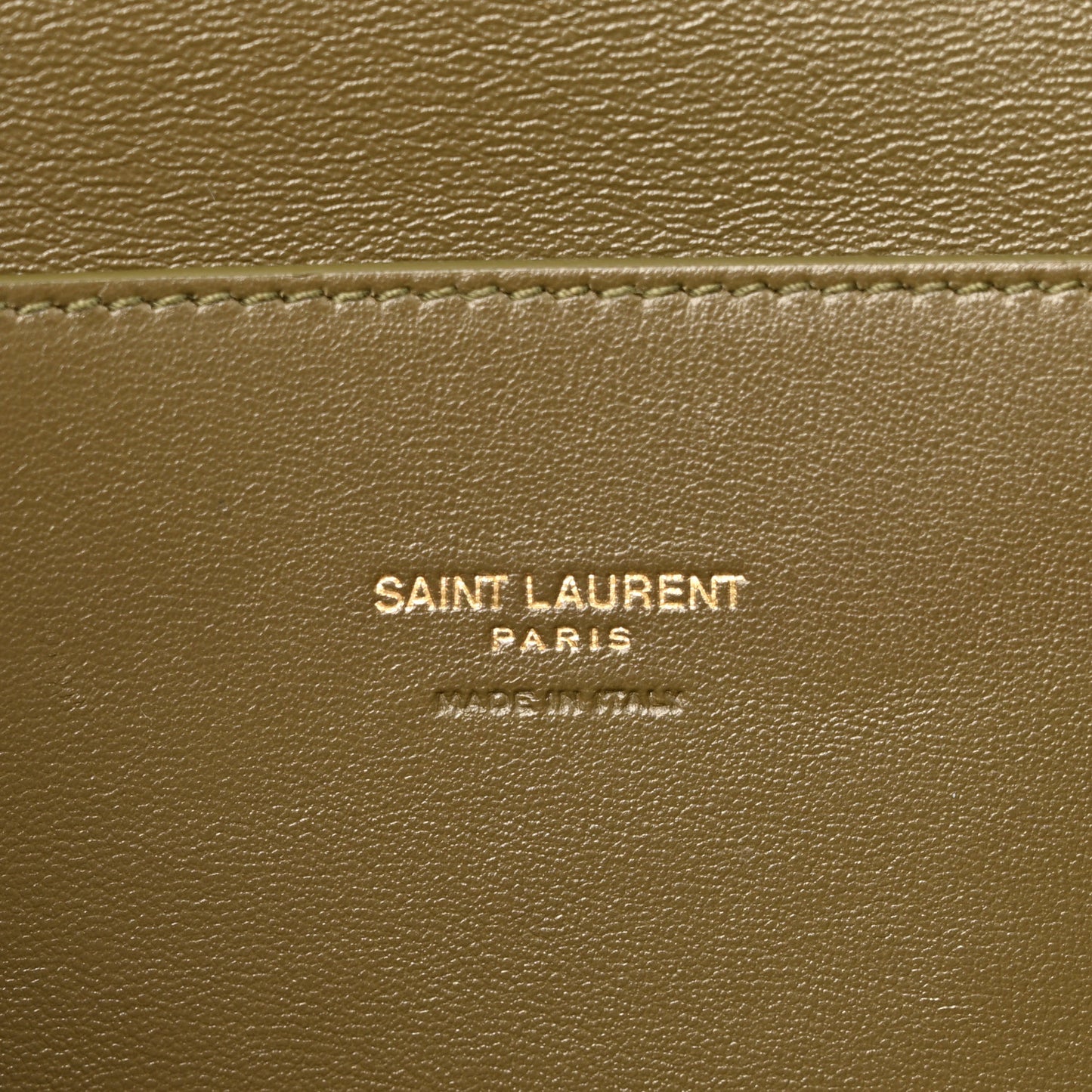 Smooth Calfskin Suede Small Reversible Monogram Kate Satchel Loden Green