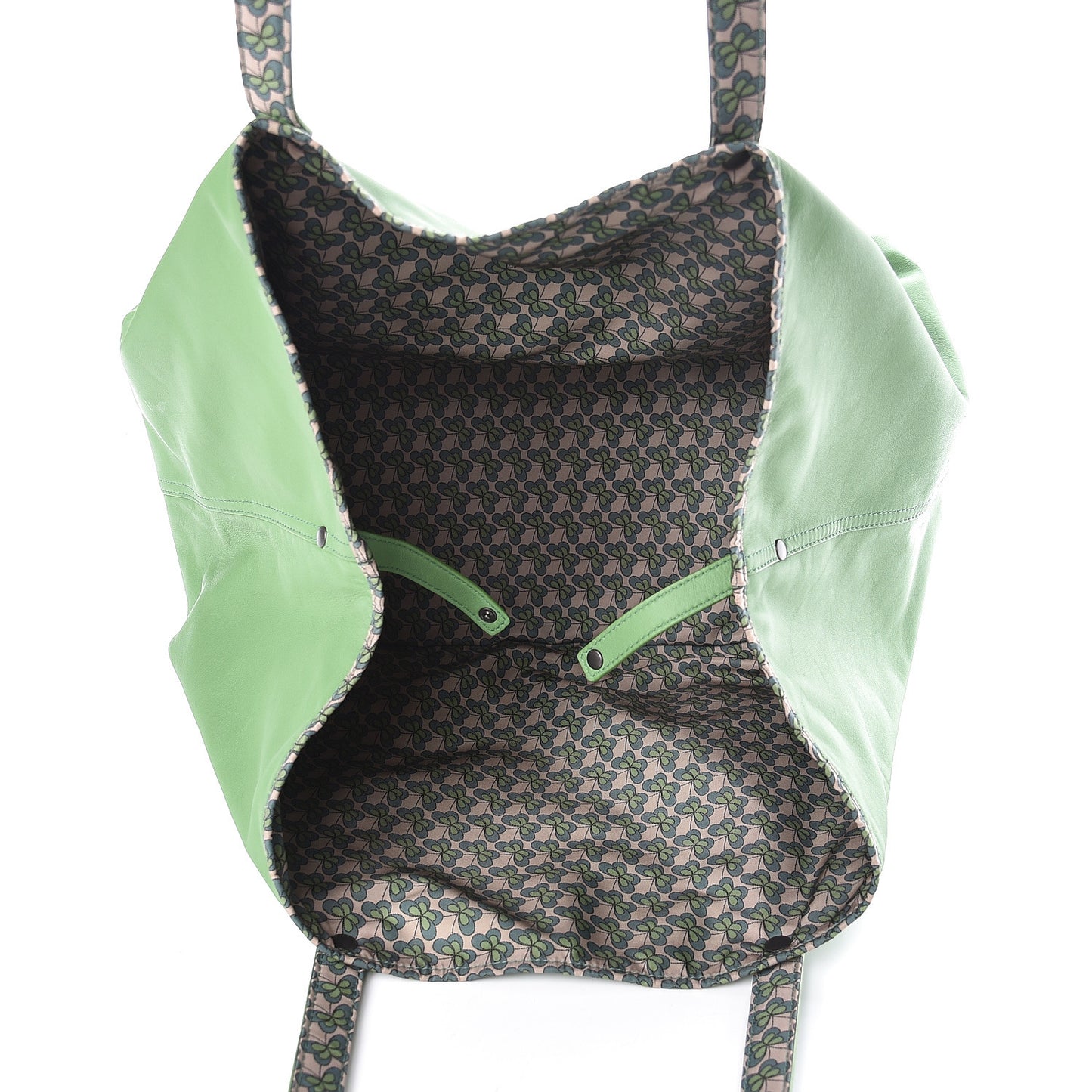 Nappa Printed Nylon Medium Reversible Tote