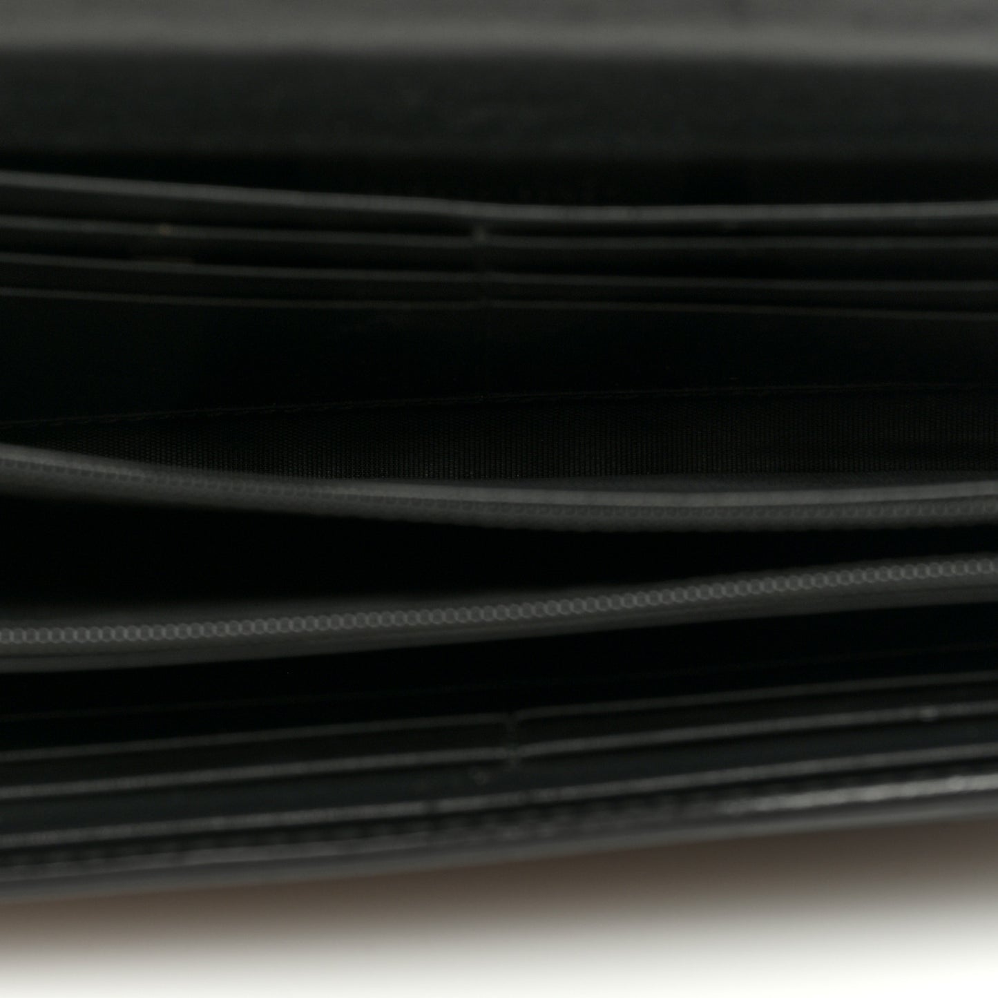 Guccissima Avel Continental Flap Wallet Black