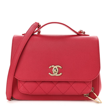 Chanel Caviar Quilted Medium Business Affinity Flap Red 1 of 9