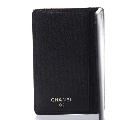 Chanel Grained Calfskin Small CC Button Pocket Agenda Cover Black 8 of 10
