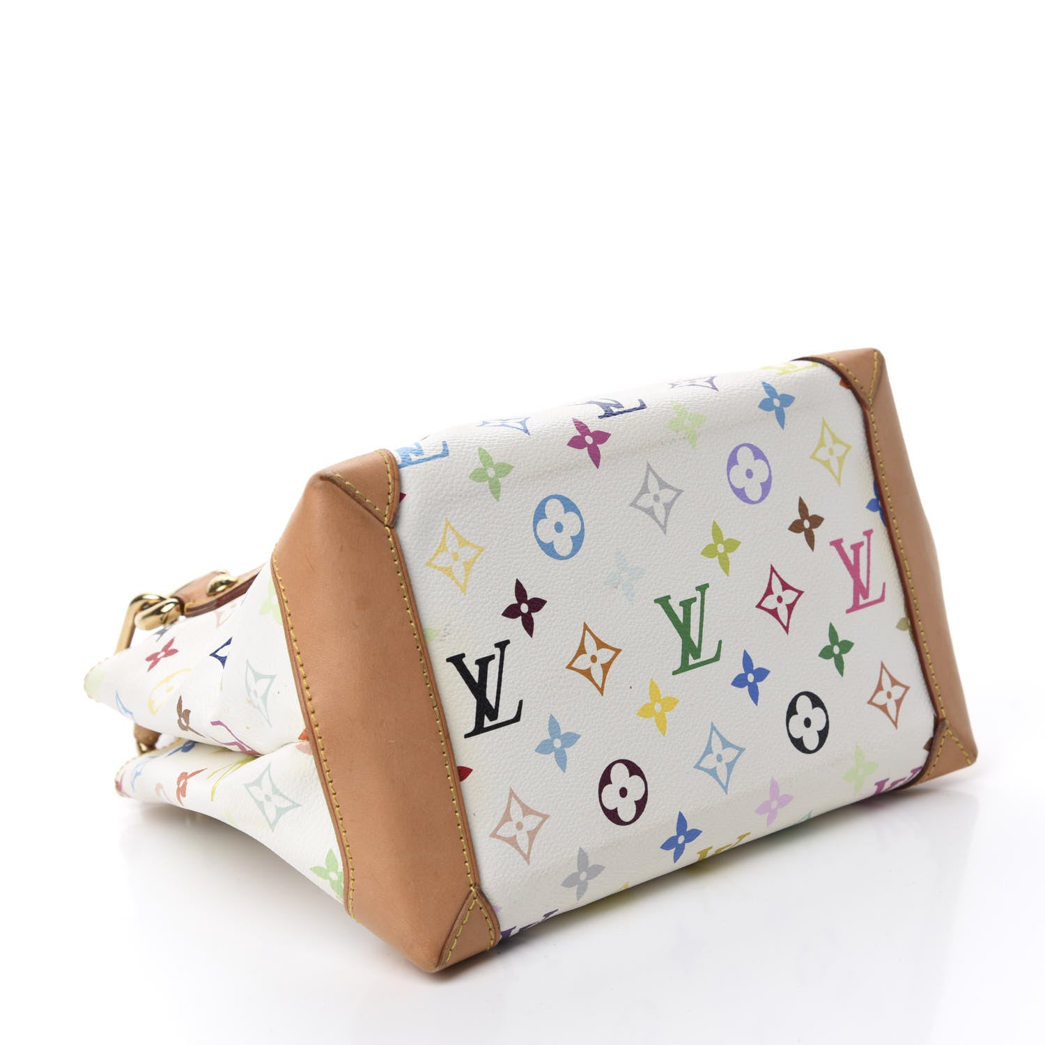 Louis Vuitton Monogram Multicolor Audra White 4 of 10