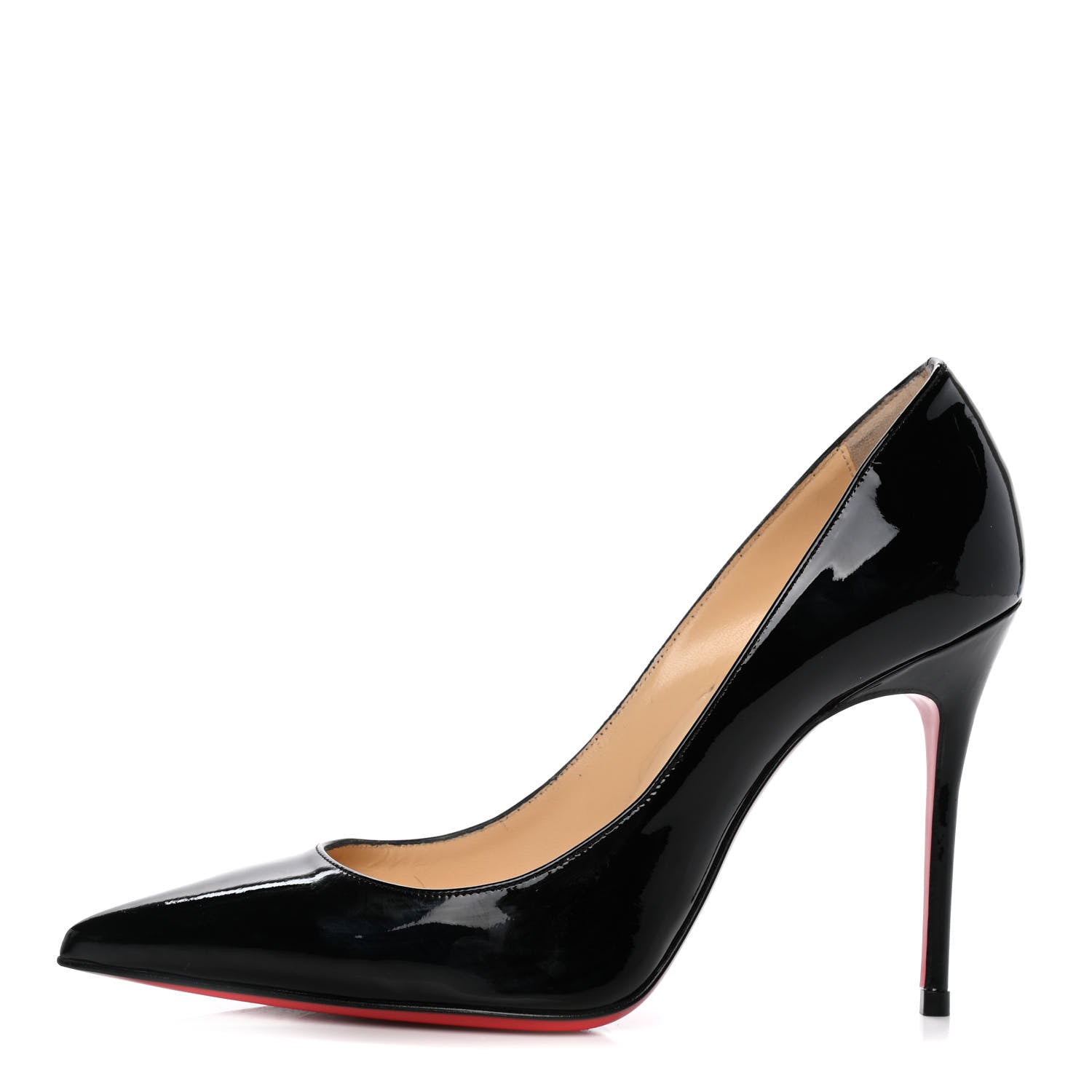 Christian Louboutin Patent Decollete 554 100 Pumps 35.5 Black 1 of 14