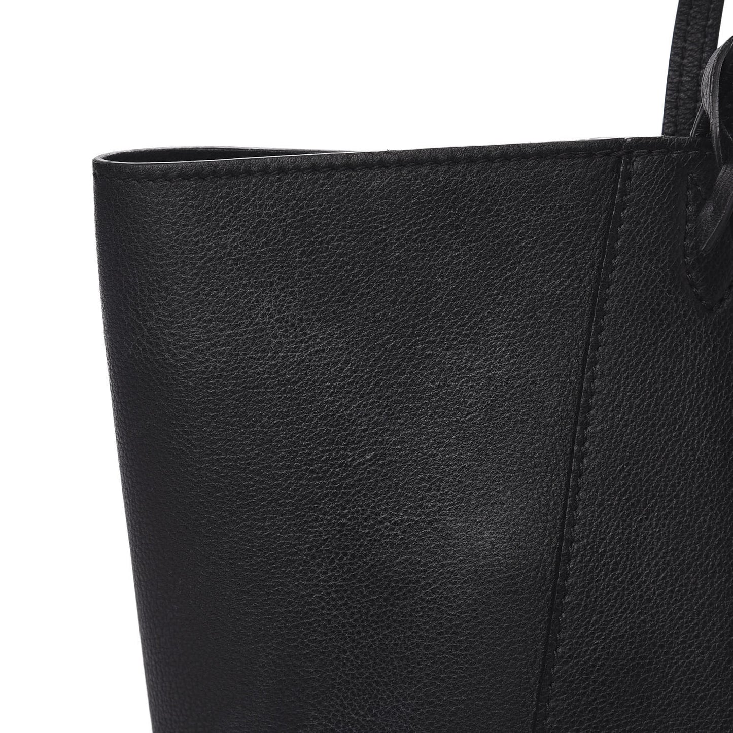 Calfskin Lockme Cabas Black