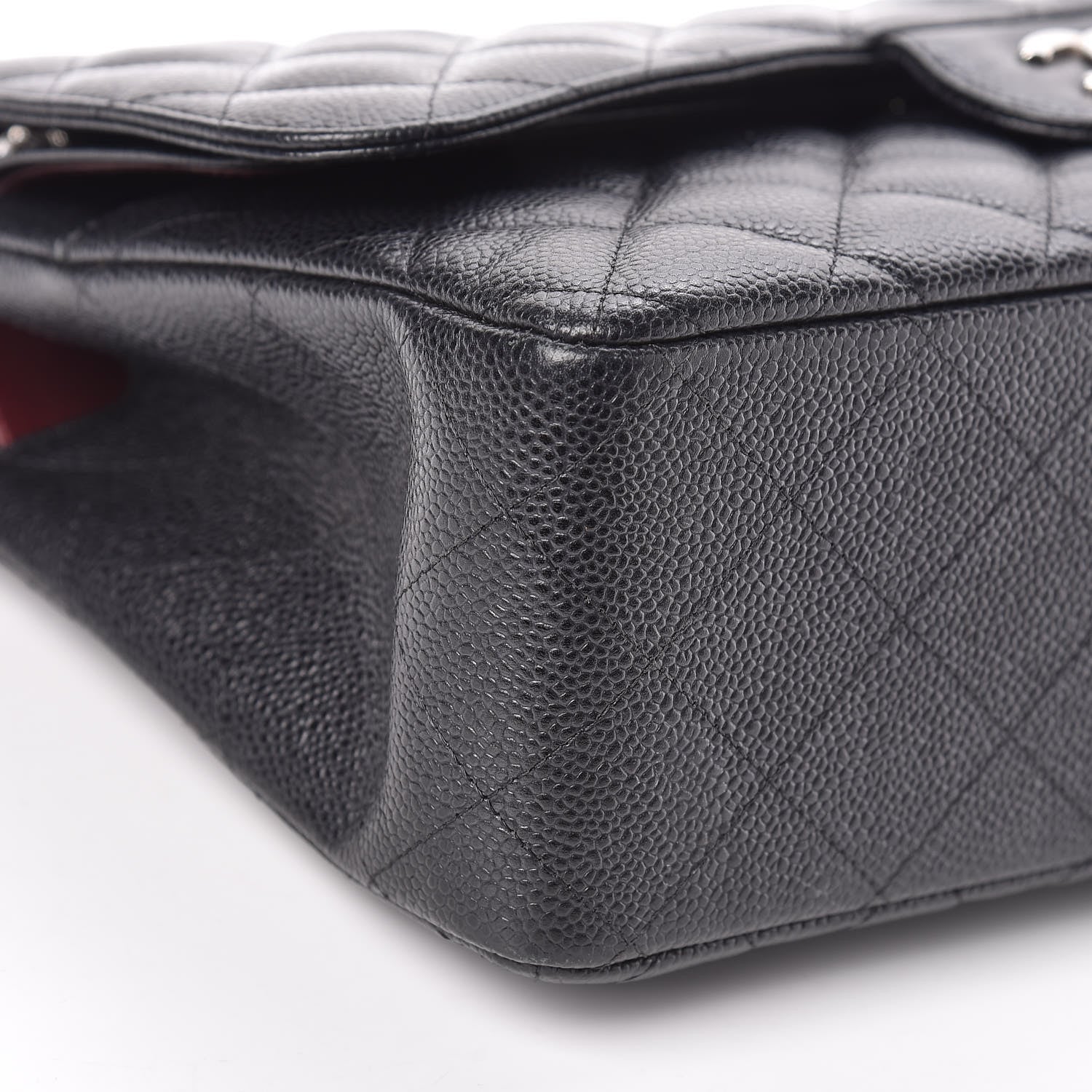 Chanel Caviar Quilted Jumbo Double Flap Black 9 of 12