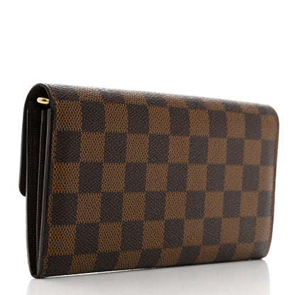 Louis Vuitton Damier Ebene Sarah Wallet 3 of 9