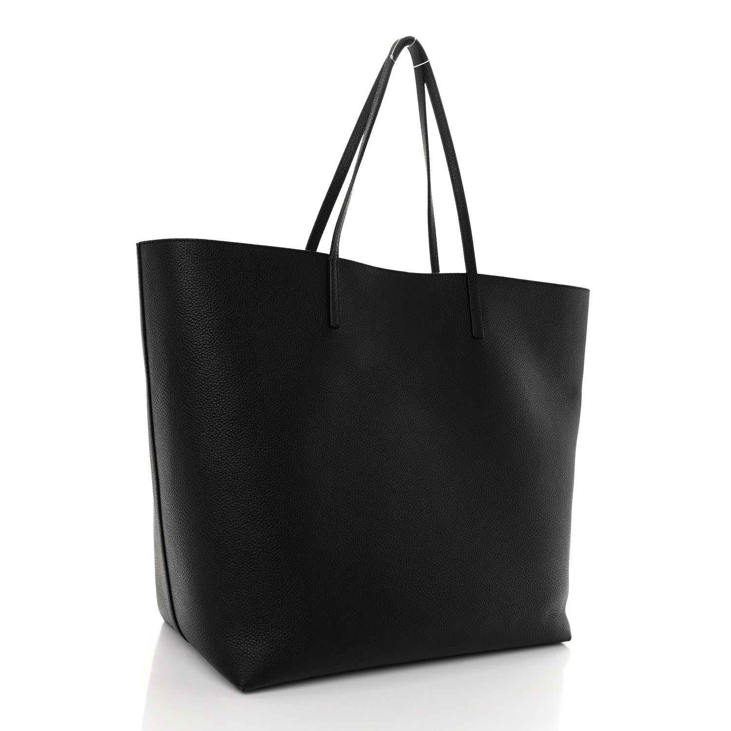 Alexander McQueen Grained Calfskin Skull Open Shopper Tote Black 3 of 11