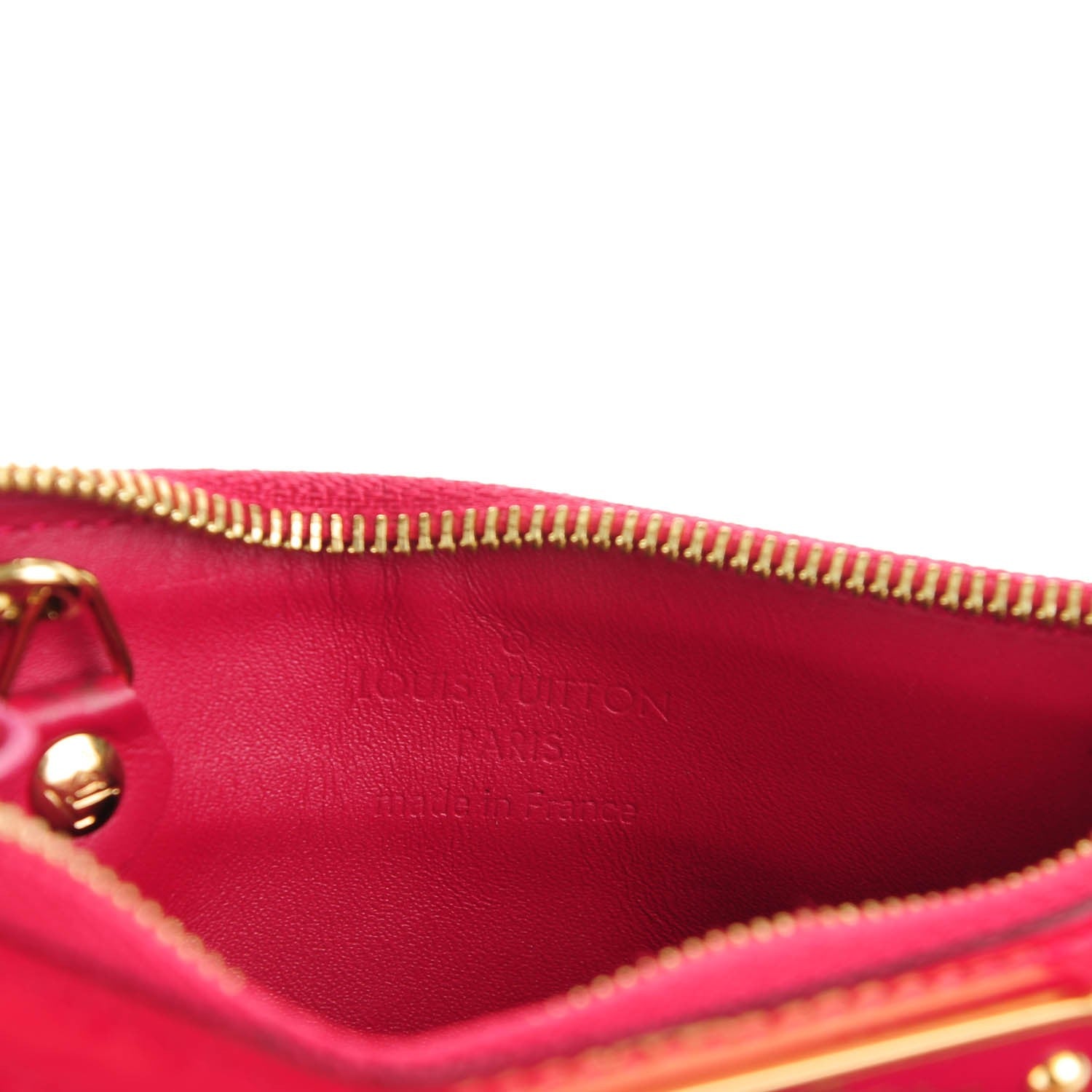 Louis Vuitton Vernis Key Pouch Rose Indien 6 of 7