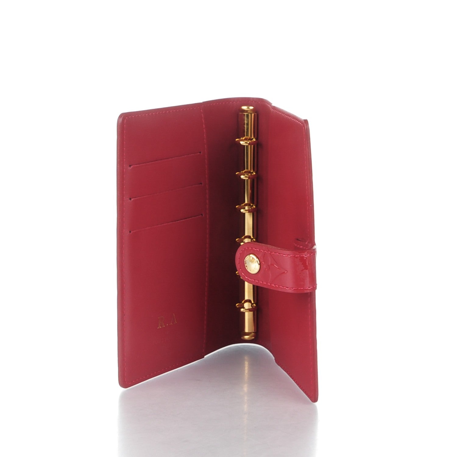 Louis Vuitton Vernis Small Ring Agenda Cover Pomme D'Amour 5 of 7