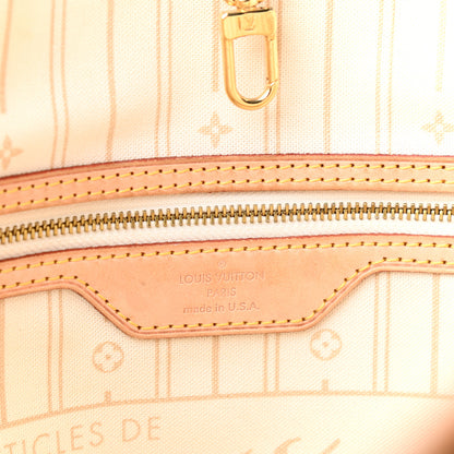 Louis Vuitton Damier Azur Neverfull MM 6 of 9