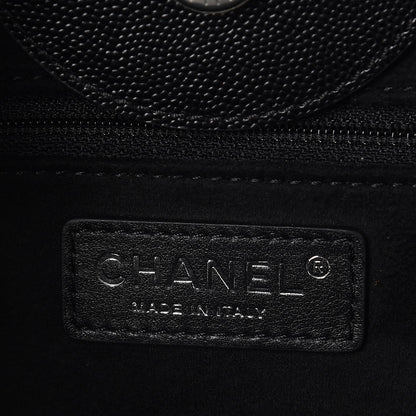 Chanel Caviar Medium Studded Deauville Tote Black 6 of 7