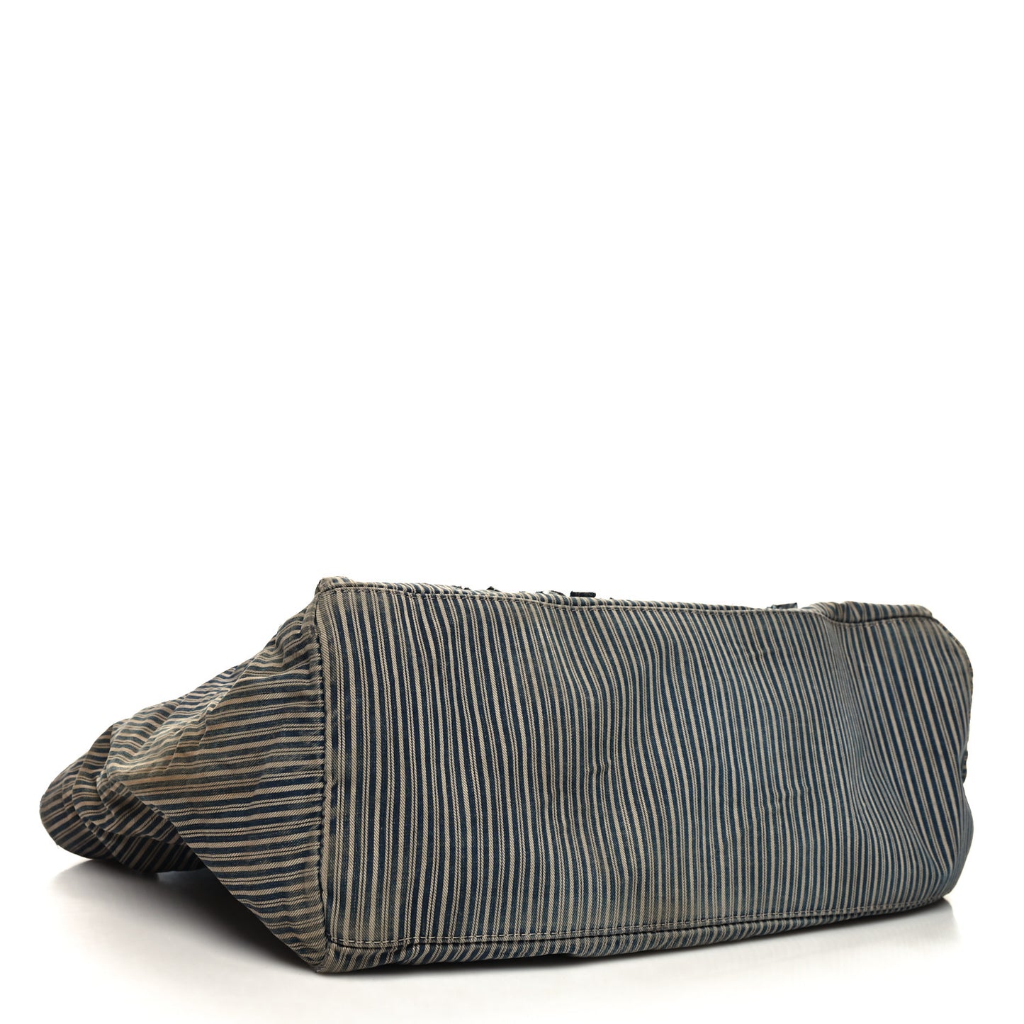 Canvas Sequin Stripe CC Tote Blue