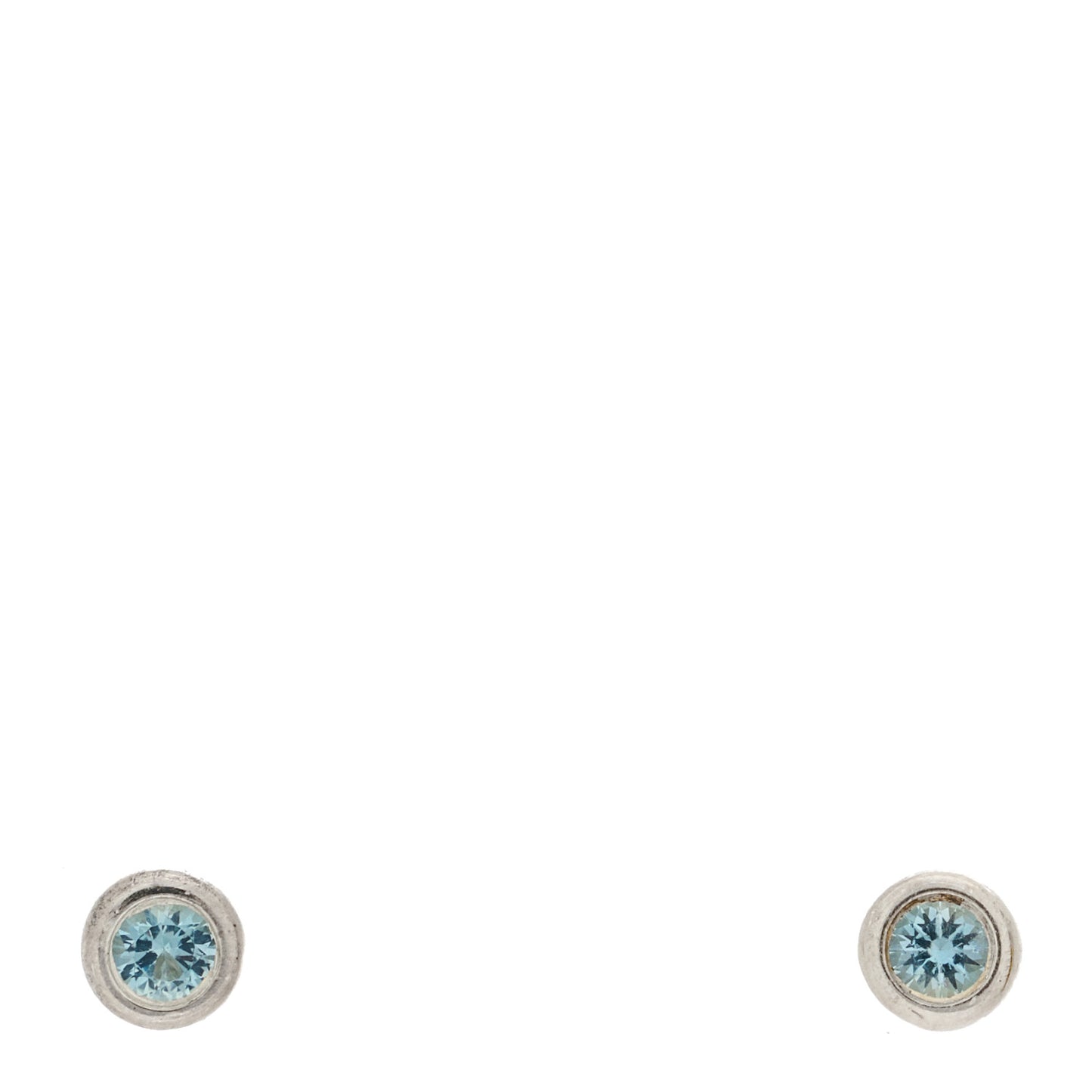 Sterling Silver Aquamarine Color By The Yard Earrings