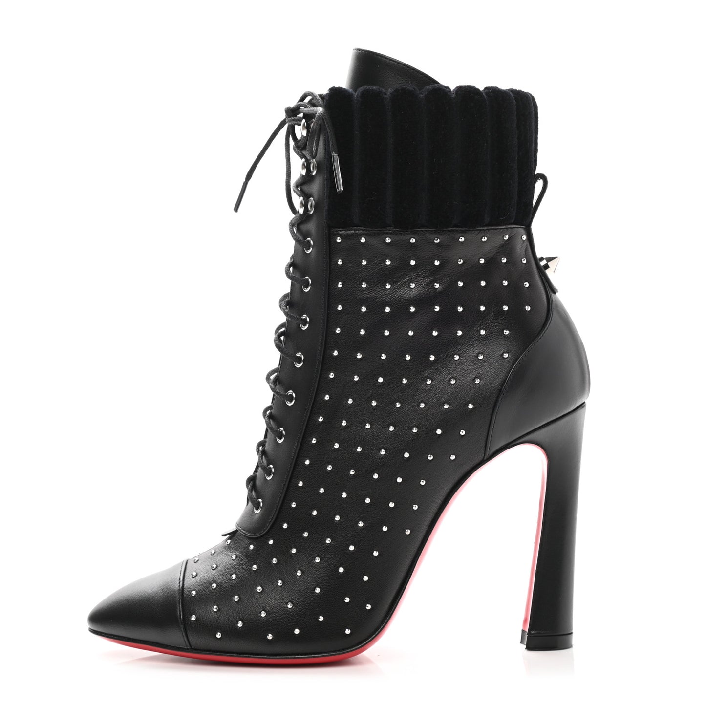 Calfskin Studded Dakita 100 Booties 37 Black