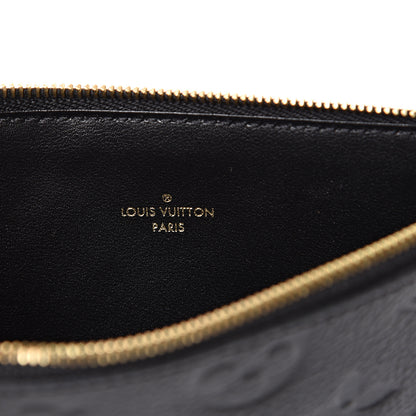 Louis Vuitton Empreinte Felicie Chain Wallet Zippered Insert Black 5 of 9
