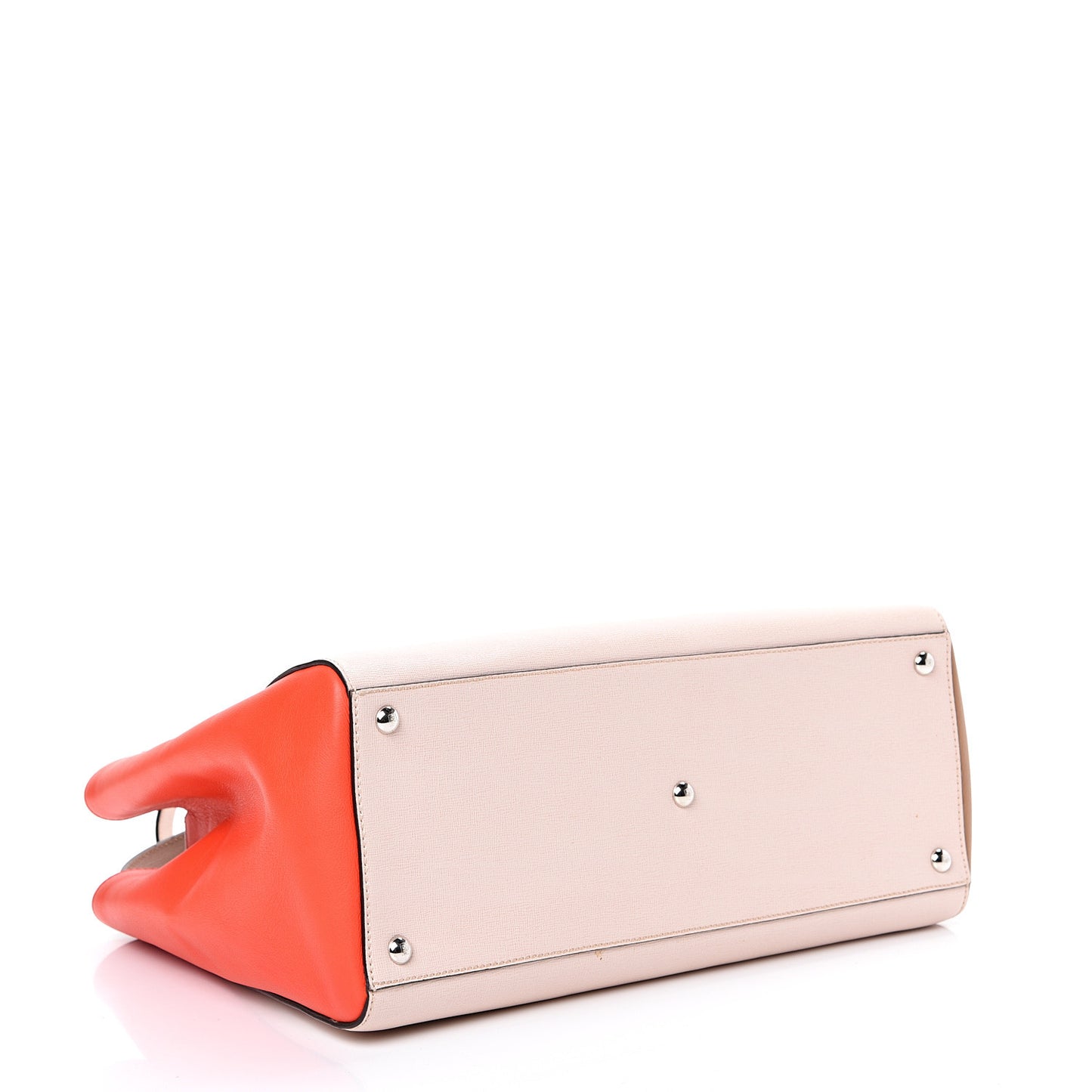 Vitello Elite Colorblock Regular 2Jours Tote Rosa Plaster Orzo Papavero