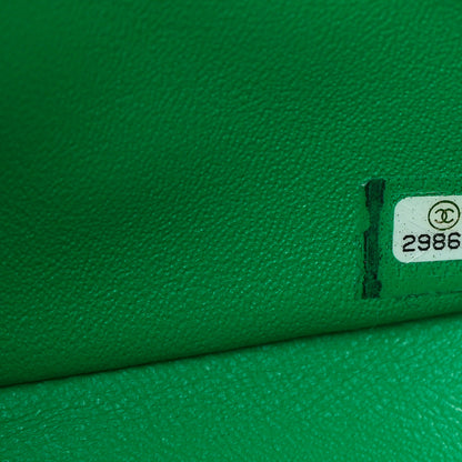 Chanel Lambskin Quilted Mini Square Flap Green 7 of 16