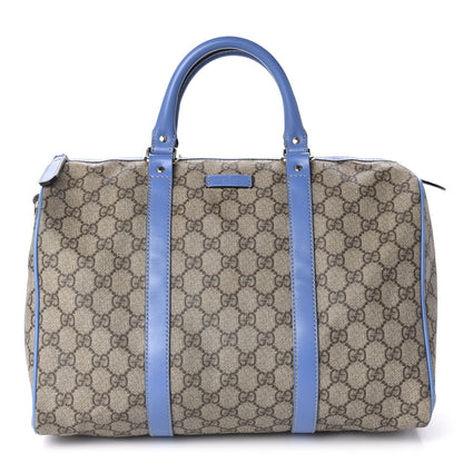 Gucci GG Plus Monogram Medium Joy Boston Light Blue 1 of 12