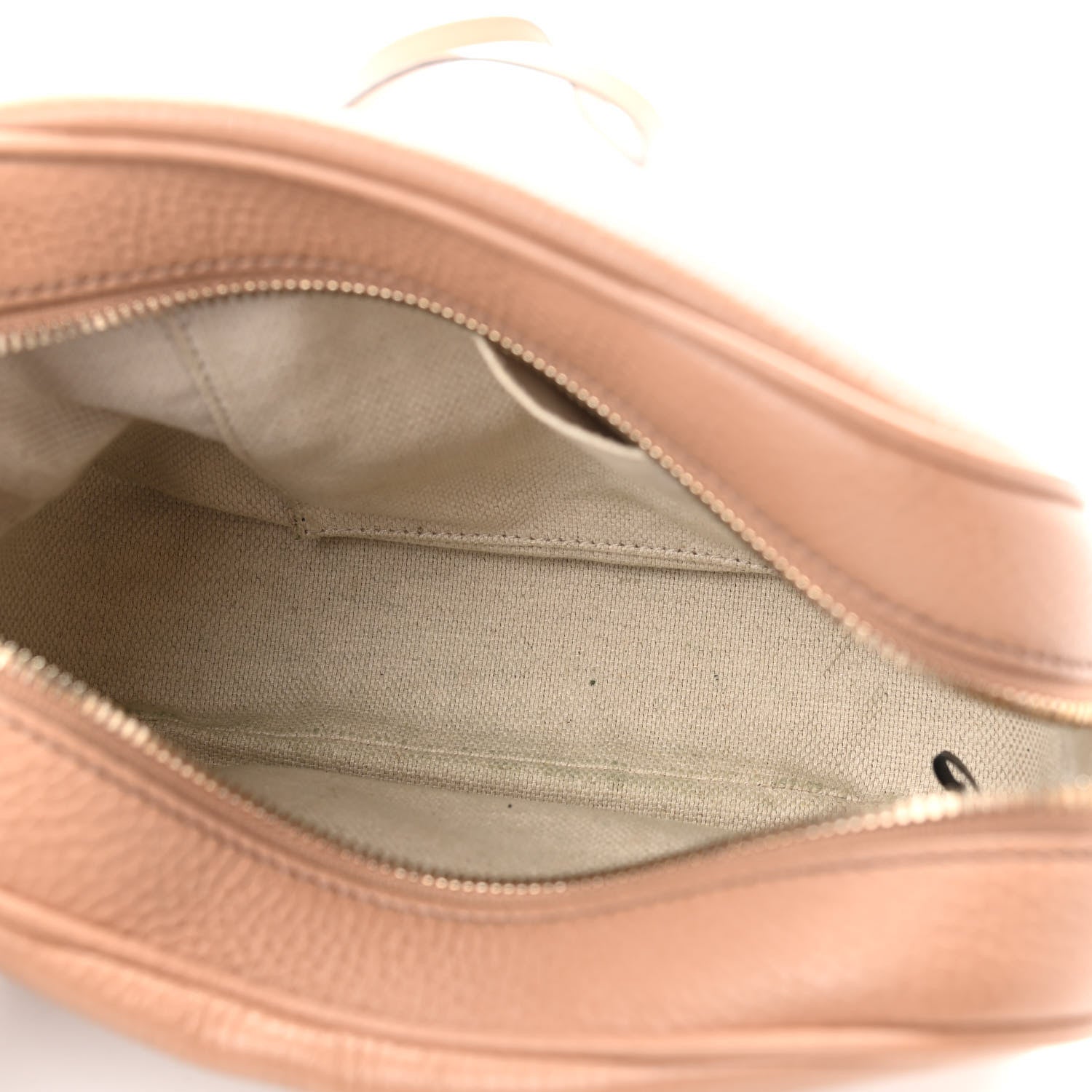 Gucci Pebbled Calfskin Small Soho Disco Bag Camelia 5 of 10