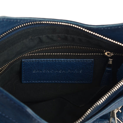 Balenciaga Agneau Giant 12 Silver Hardware Hip Bleu Mineral 6 of 7