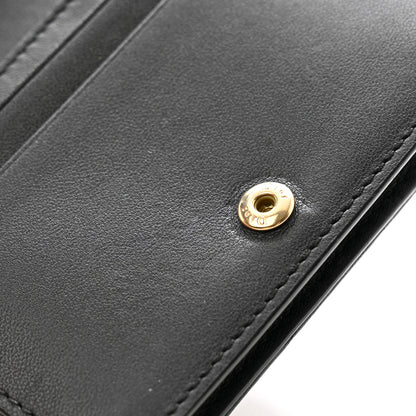 Christian Dior Lambskin Cannage Mini Lady Dior Wallet Black 8 of 9