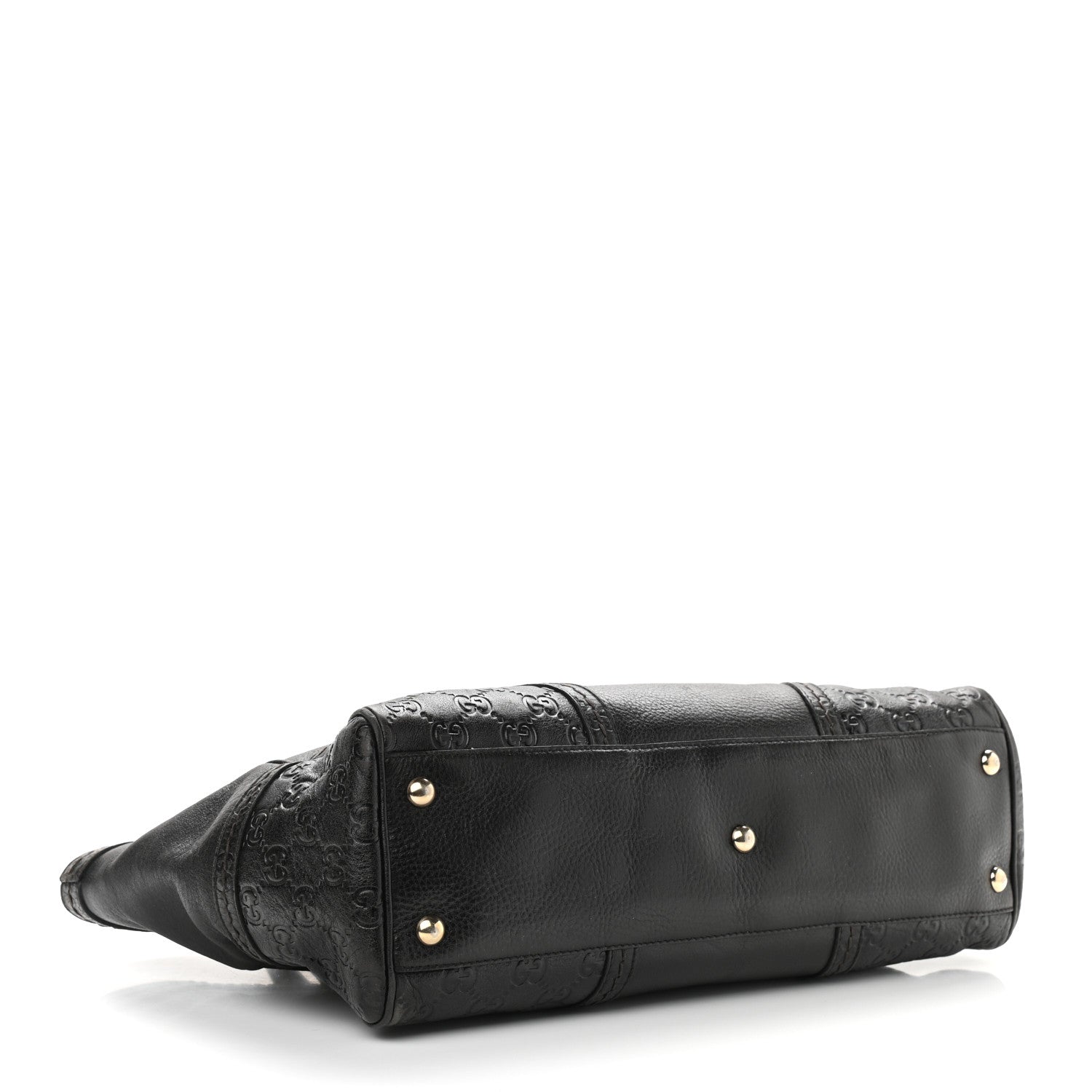 Gucci Guccissima Trim Signoria Tote Black 4 of 16