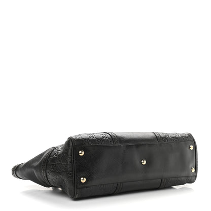 Gucci Guccissima Trim Signoria Tote Black 4 of 16