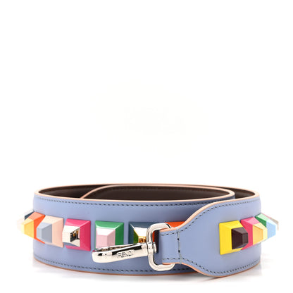 Fendi Vitello Century Plexiglass Bi-Color Studded Strap You Azzurro Sky Multicolor 1 of 4