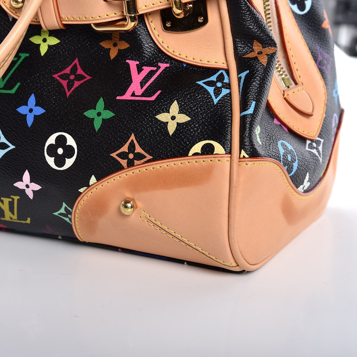 Louis Vuitton Monogram Multicolor Claudia Black 11 of 13