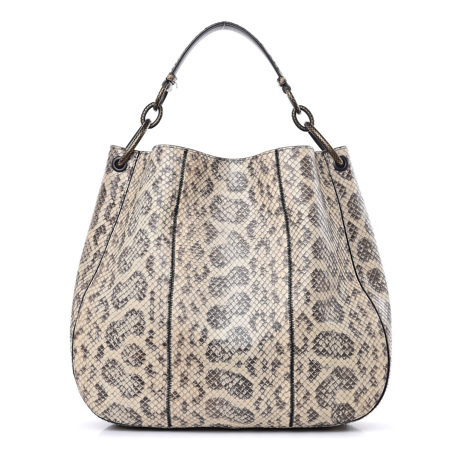 Anaconda Medium Loop Hobo White Black