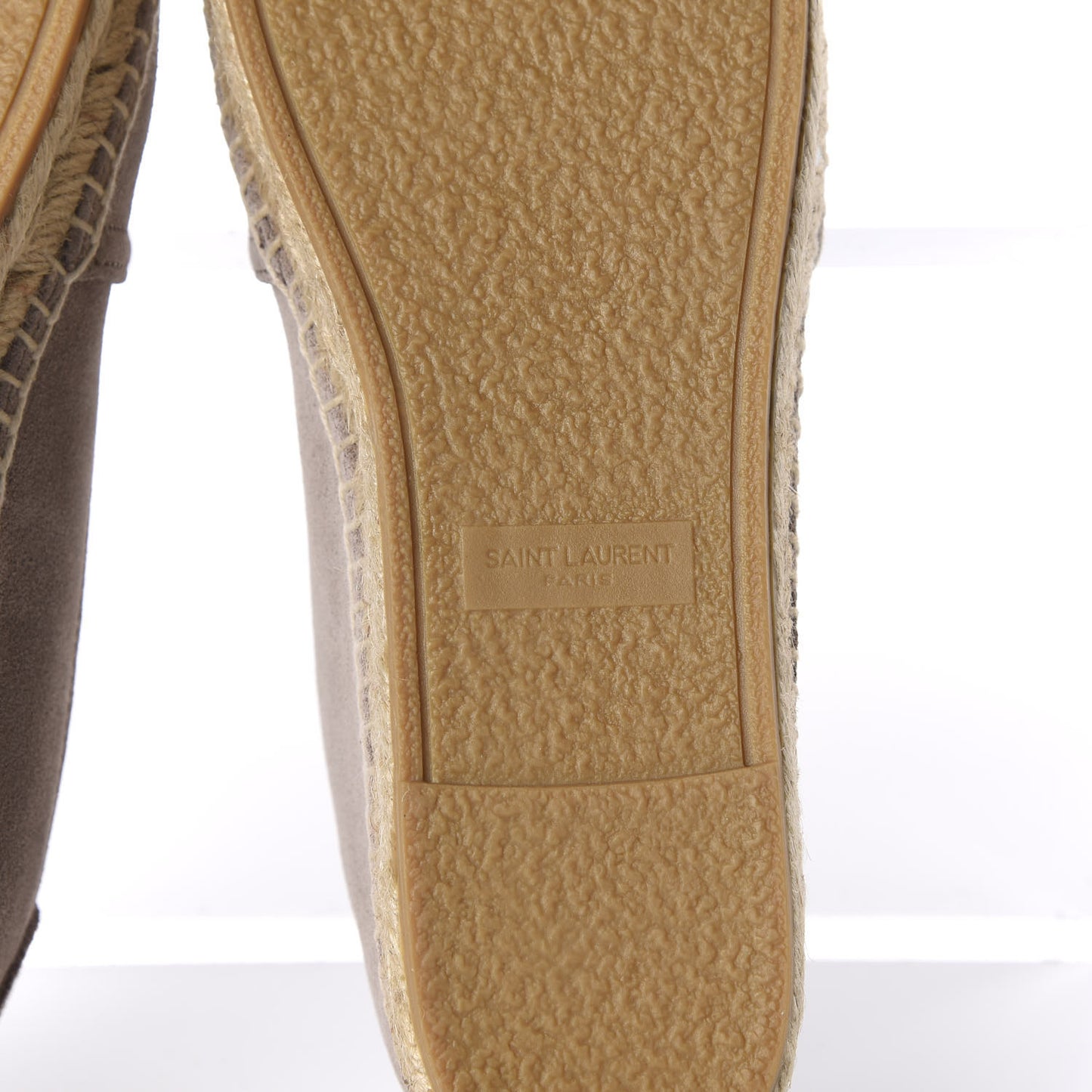 Suede Espadrilles 38.5 Rose Antique