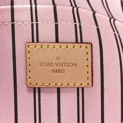 Louis Vuitton Monogram Neverfull MM GM Pochette Rose Ballerine 6 of 11