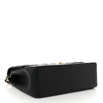 Chanel Caviar Quilted Jumbo Double Flap Black 4 of 11