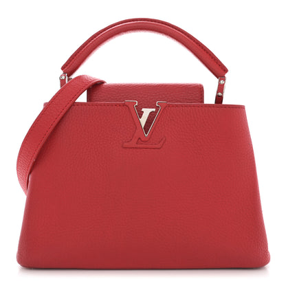 Louis Vuitton Taurillon Capucines BB Rubis 1 of 10