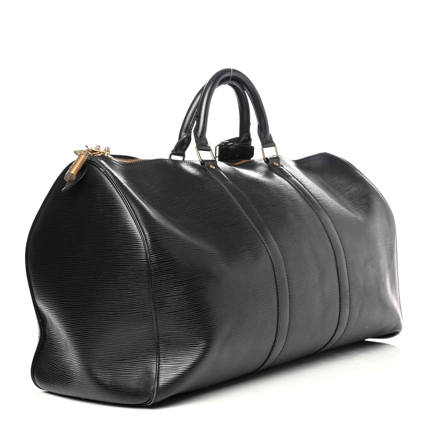 Louis Vuitton Epi Keepall 50 Black 2 of 4