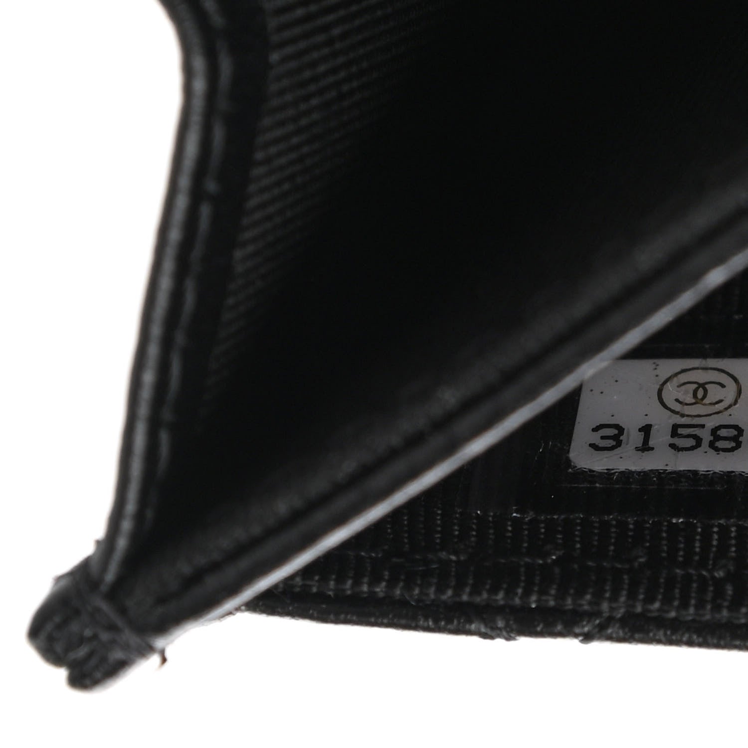 Chanel Lambskin Quilted Flap Card Holder Wallet So Black 7 of 11
