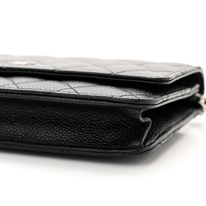 Chanel Caviar Quilted Wallet on Chain WOC Black 11 of 14