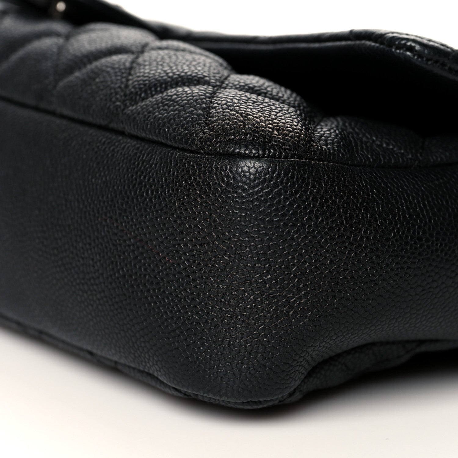 Chanel Caviar Quilted Jumbo Easy Flap Black 10 of 11