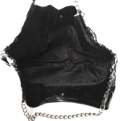 Chanel Vinyl XL Coco Cabas Black 5 of 14