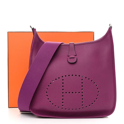 Hermes Taurillon Clemence Evelyne III PM Tosca 12 of 12