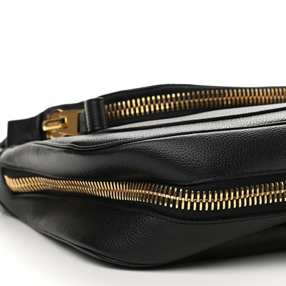 Tom Ford Grained Calfskin Large Jennifer Crossbody Bag Black 8 of 9