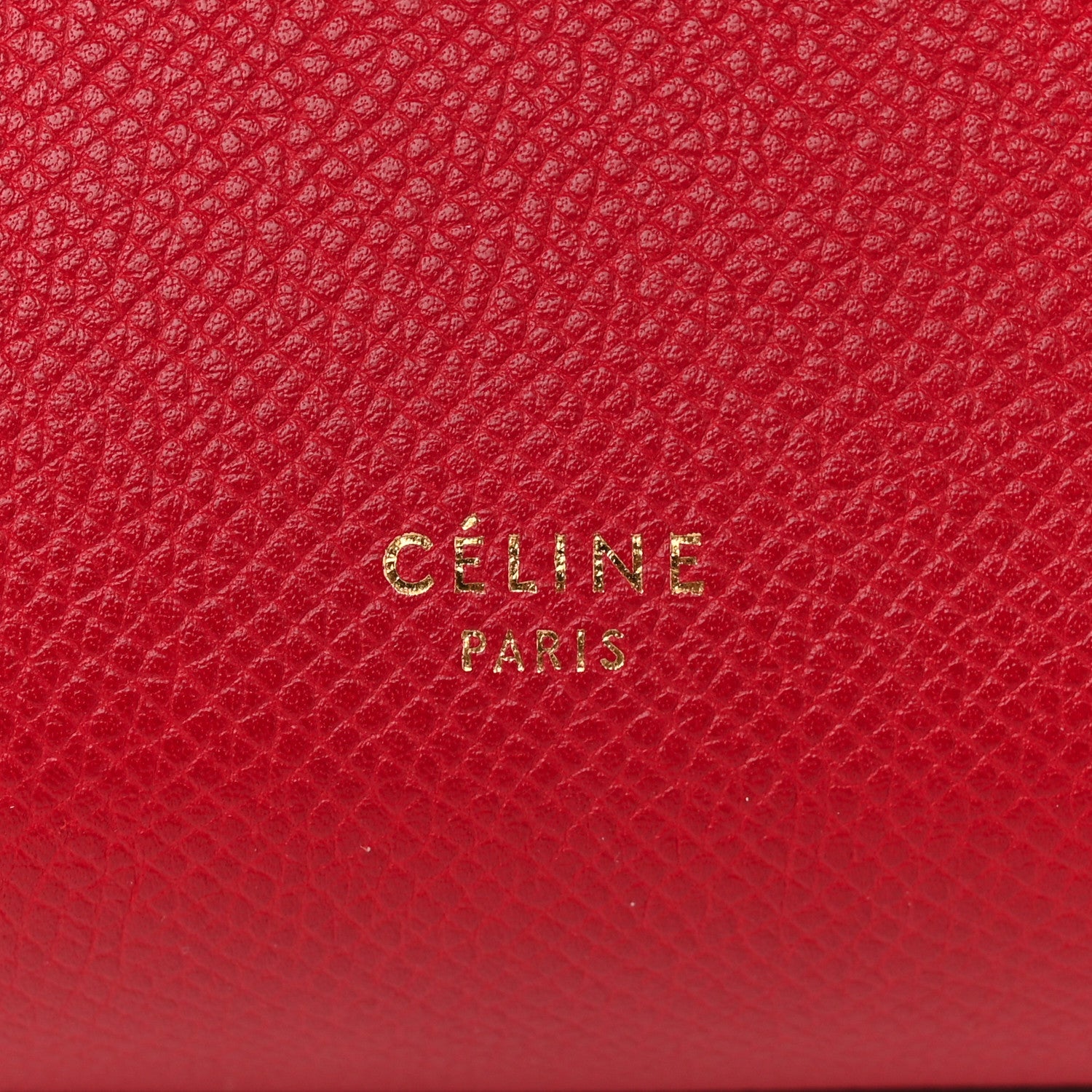 Celine Baby Grained Calfskin Micro Belt Bag Coquelicot 6 of 11