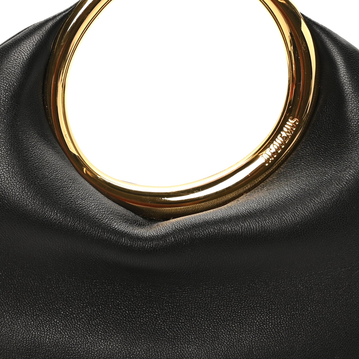 Lambskin Le Petit Calino Ring Top Handle Bag Black